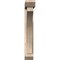 Ekena Millwork Thorton Slat Smooth Bracket w/ Offset Brace, Douglas Fir, 5 1/2"W x 28"D x 36"H BKT0604X28X36THR06SDF - alternate 2